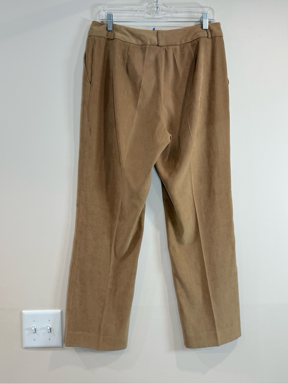 đĽJ McLaughlin Womenâs Classic Dress Pants in Light Brown Size 12 EUCđĽ - Picture 2 of 8